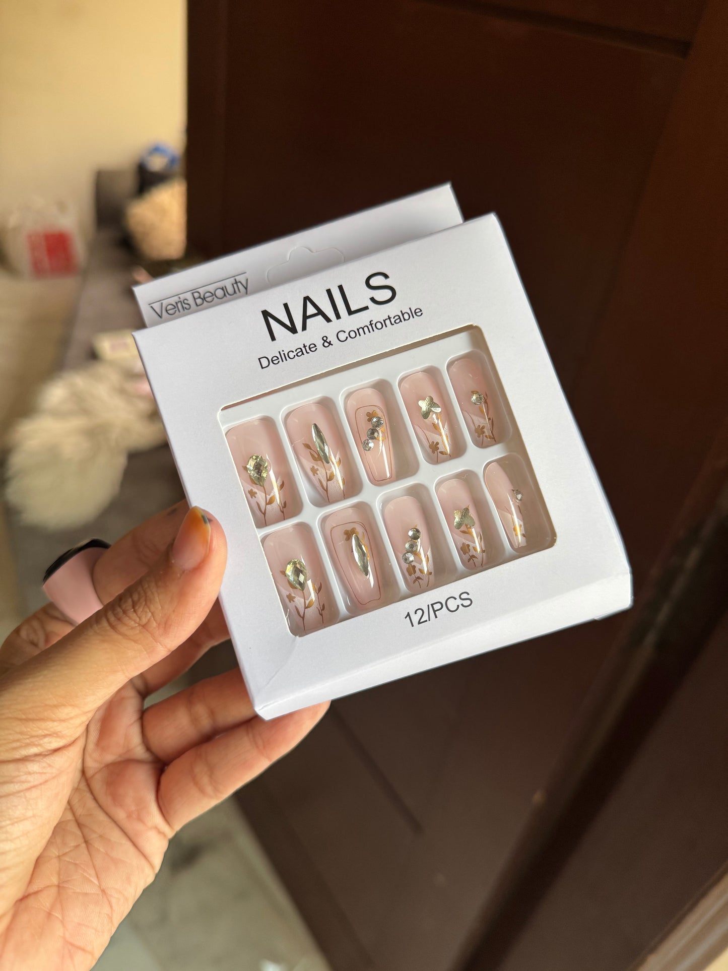 C2 NAIL SET WITH STICKER PACK (12 PIECES)