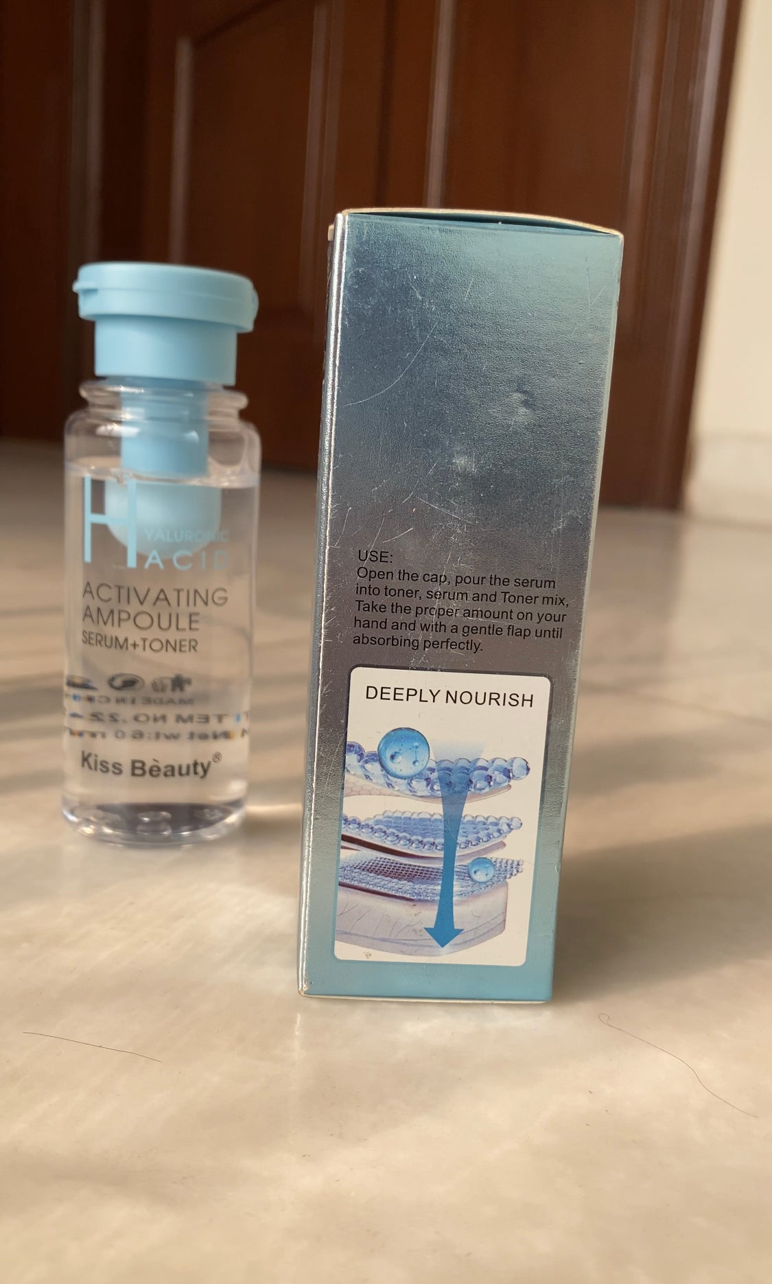 HYALURONIC ACID ACTIVATING AMPOULE SERUM + TONER