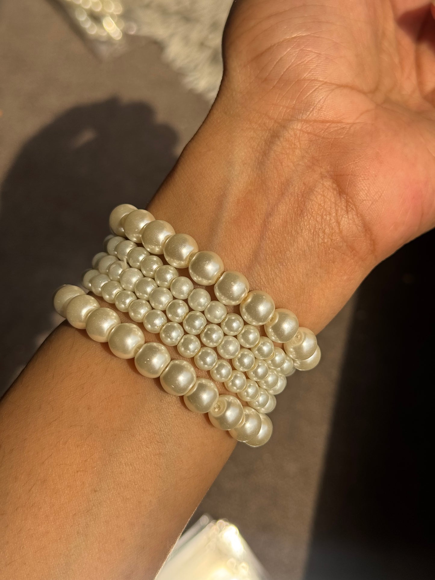 LUXURY PEARL BRACELET SET