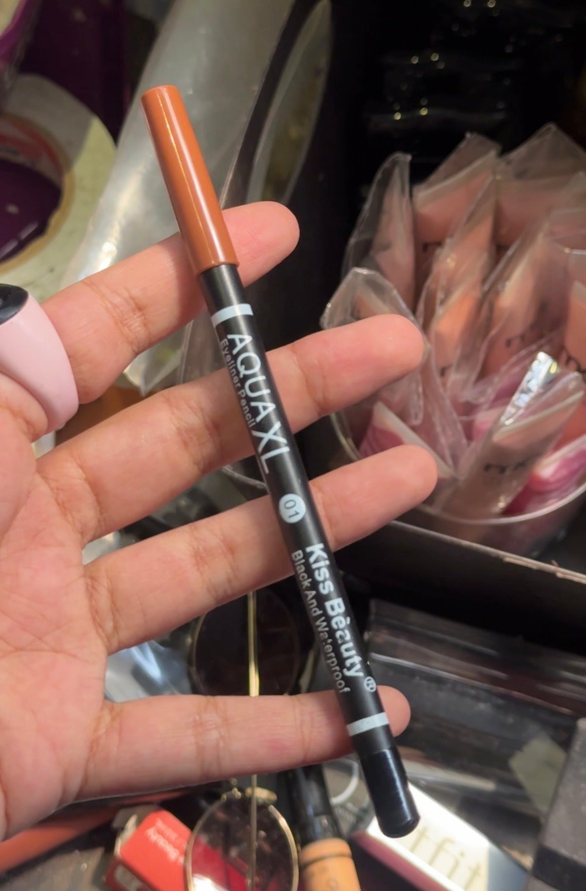 AQUA BLACK EYEBROW PENCIL