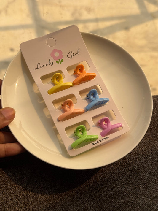 B116 TWISTED MINI HAIR CLAW SET