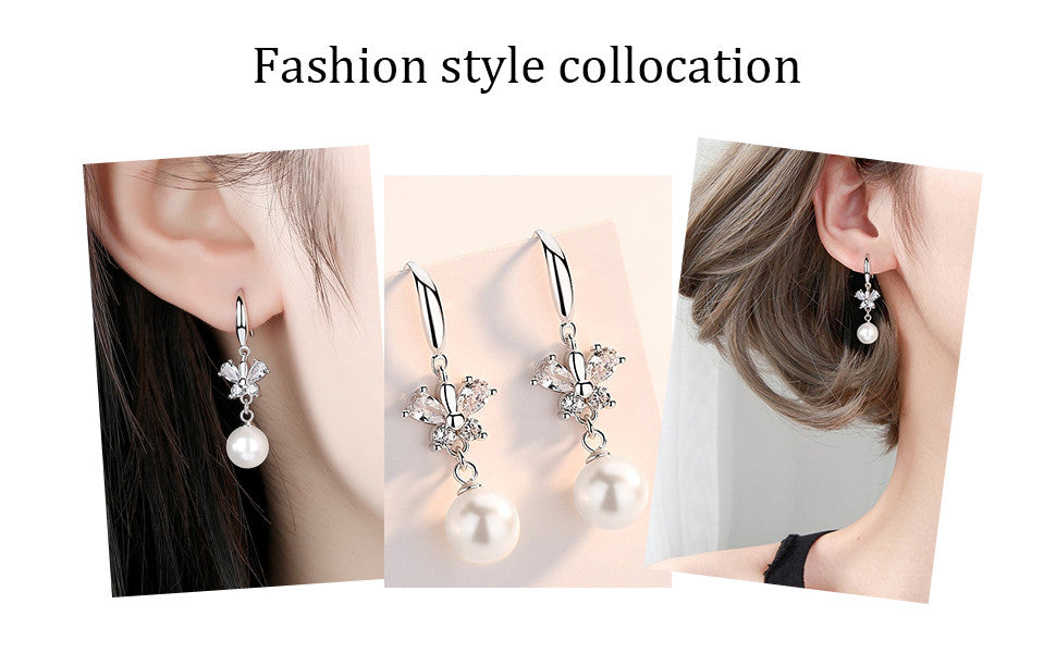 C349 ZIRCON SILVER EARRINGS