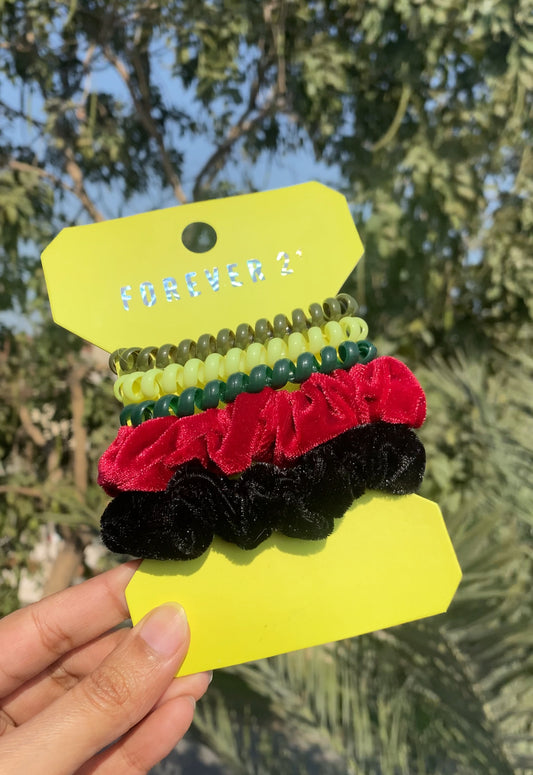 A278 FOREVER 21 SCRUNCHIE SET