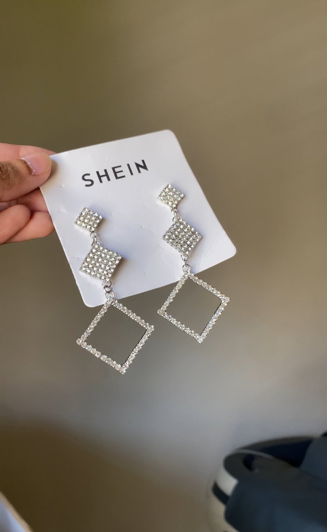 D SHEIN SILVER EARRINGS