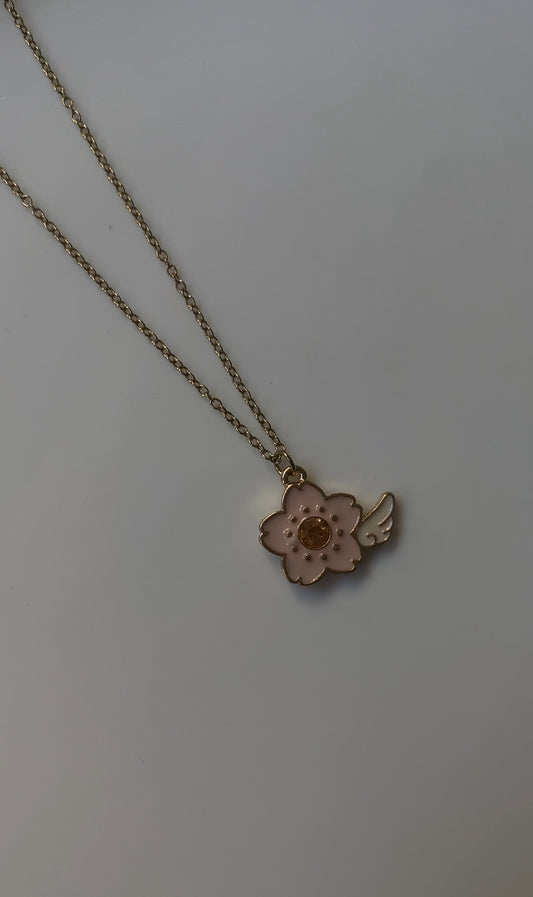 SAKURA FLOWER NECKLACE PENDANT