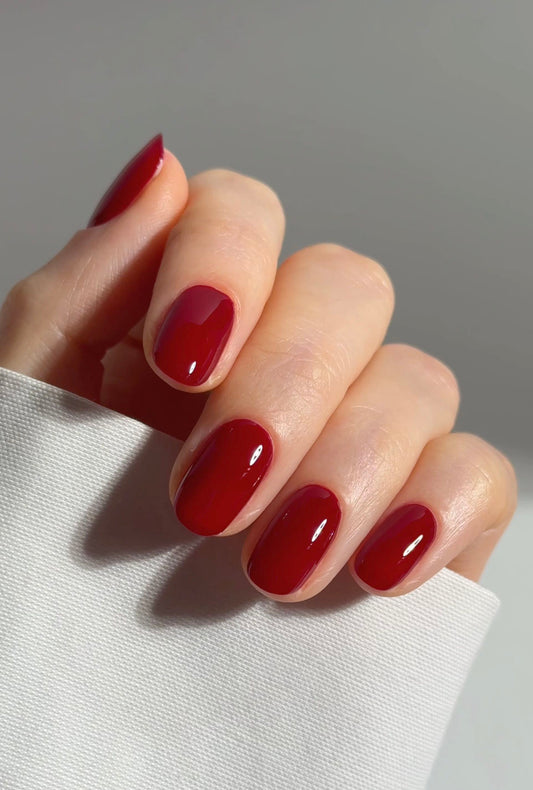 C158 BLOOD RED NAIL COLOR BY MAX N MORE