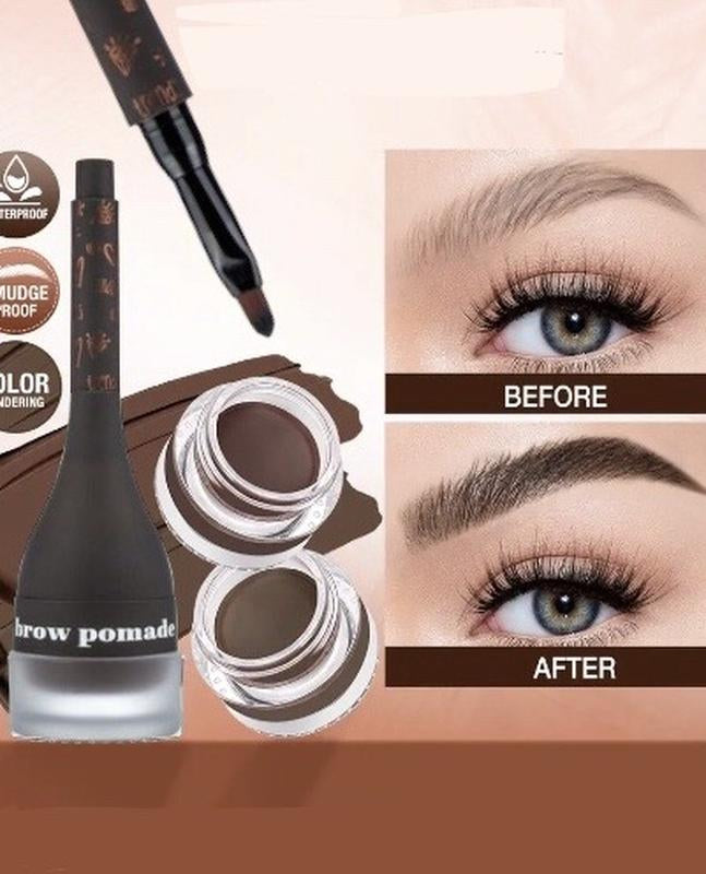 SEALED AND ORIGINAL EYEBROW POMADE IN DARK BROWN SHADE