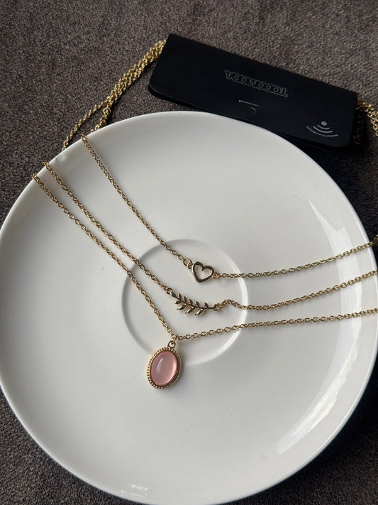 B19 TRIPLE LAYERED NECKLACE