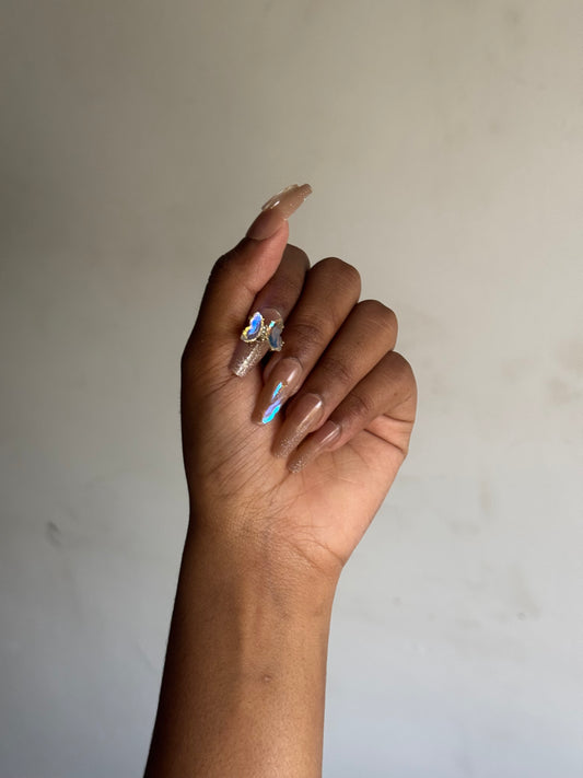 N1 BUTTERFLY FANCY NAIL SET