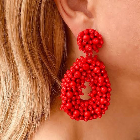 E44 BEADED EARRINGS