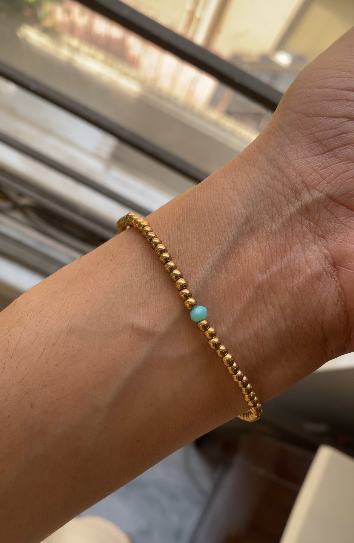 F92 GOLDEN AND BLUE BRACELET