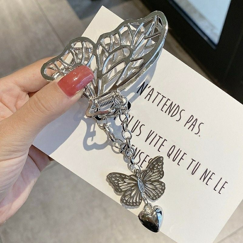C71 BUTTERFLY METAL HAIR CLAW