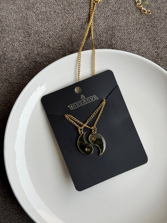 A173 GOLDEN BEST FRIENDS NECKLACE SET