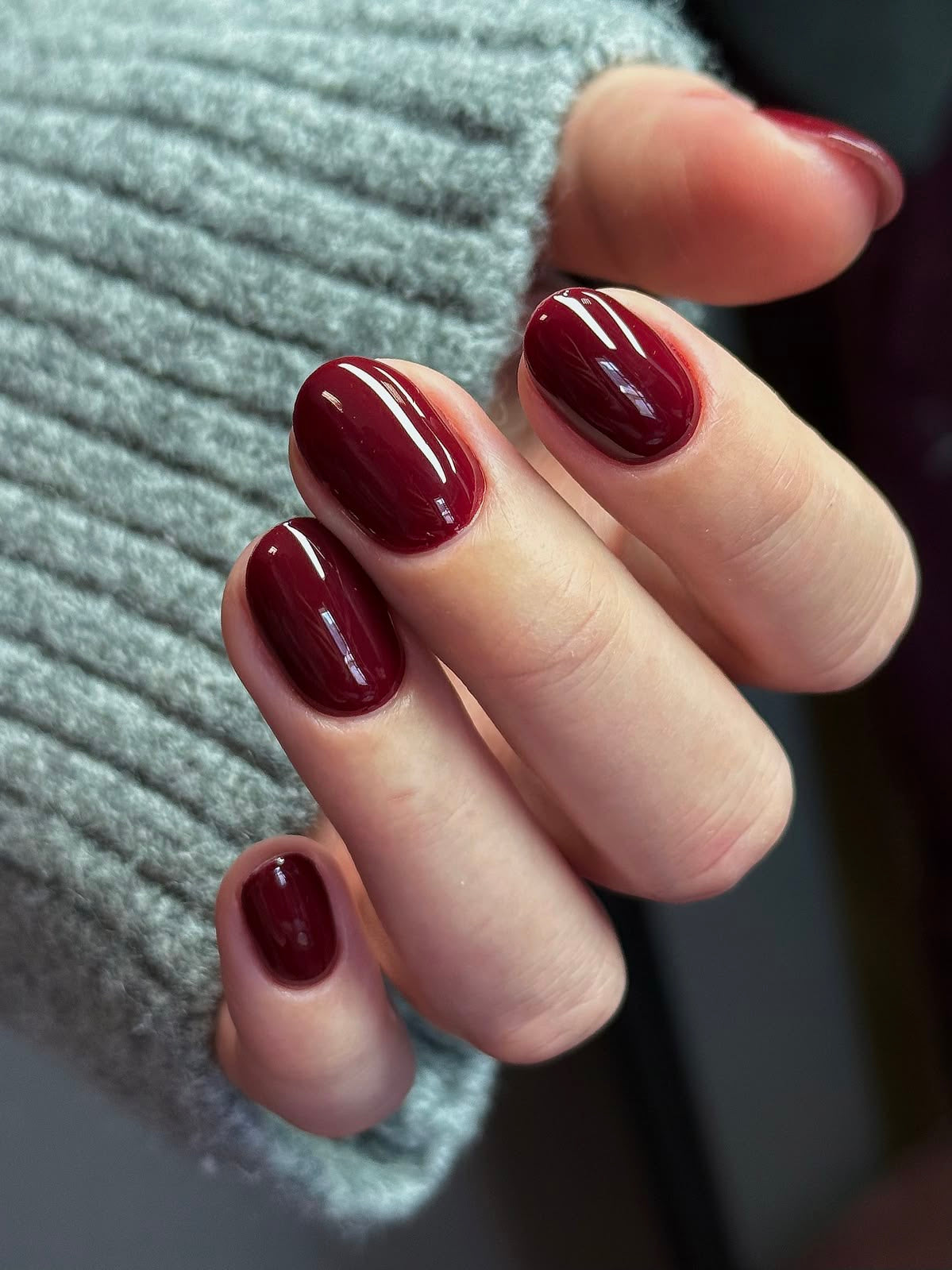TWO MOON MAROON NAIL COLOR