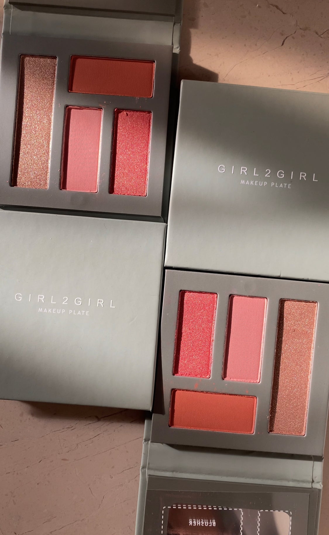 GIRL 2 GIRL BLUSH AND HIGHLIGHTER PALETTE