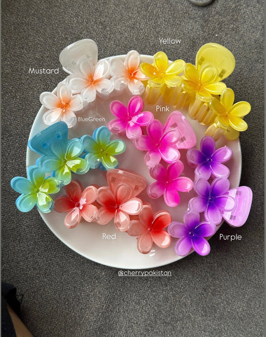 B33 FLOWER HAIR CLAWS
