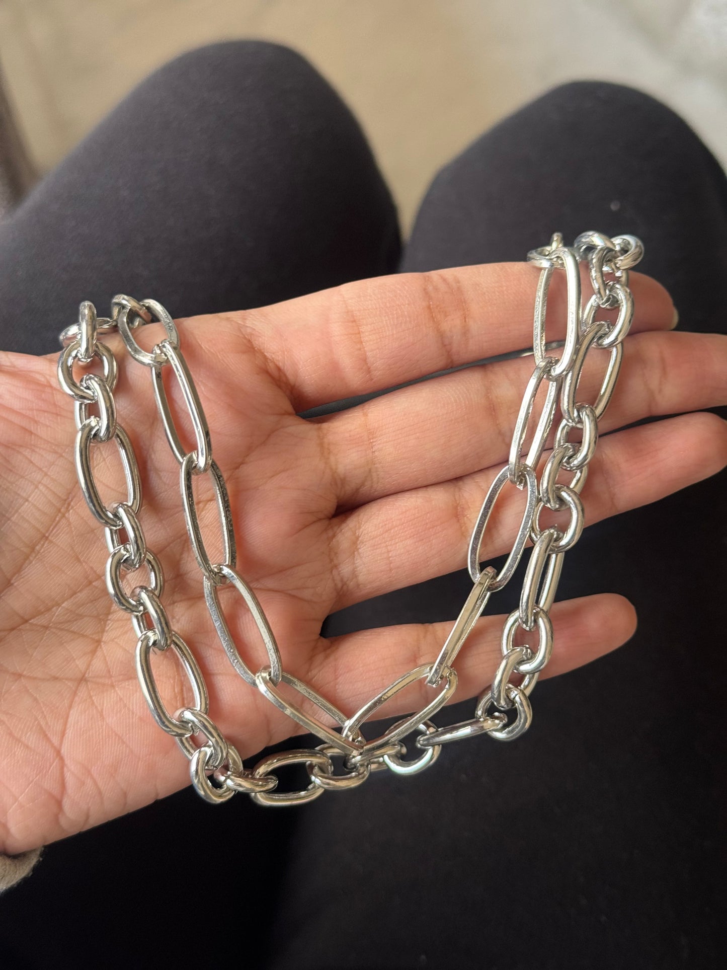 C253 FANCY GOTHIC CHAIN NECKLACE