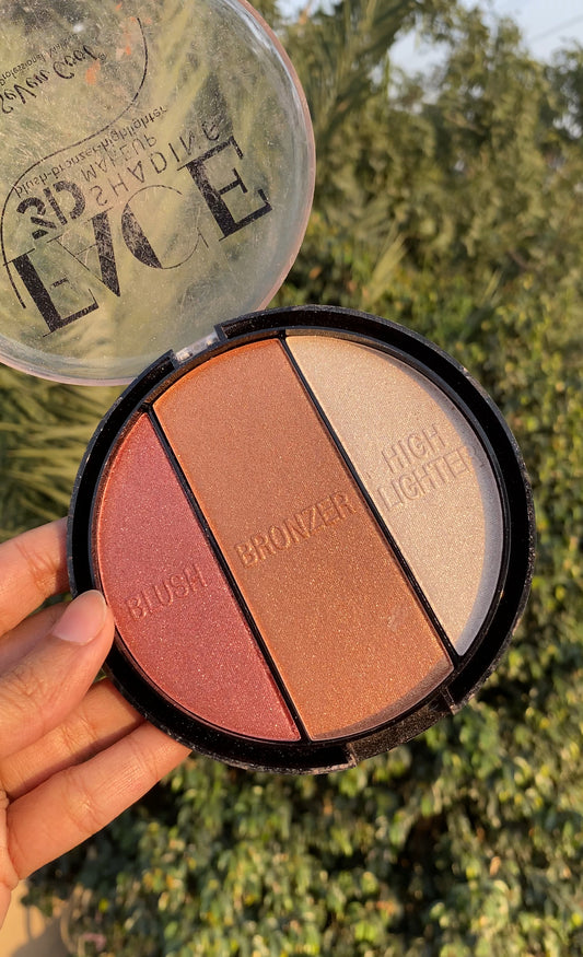 C147 BRONZER HIGHLIGHTER AND BOUSH PALETTE