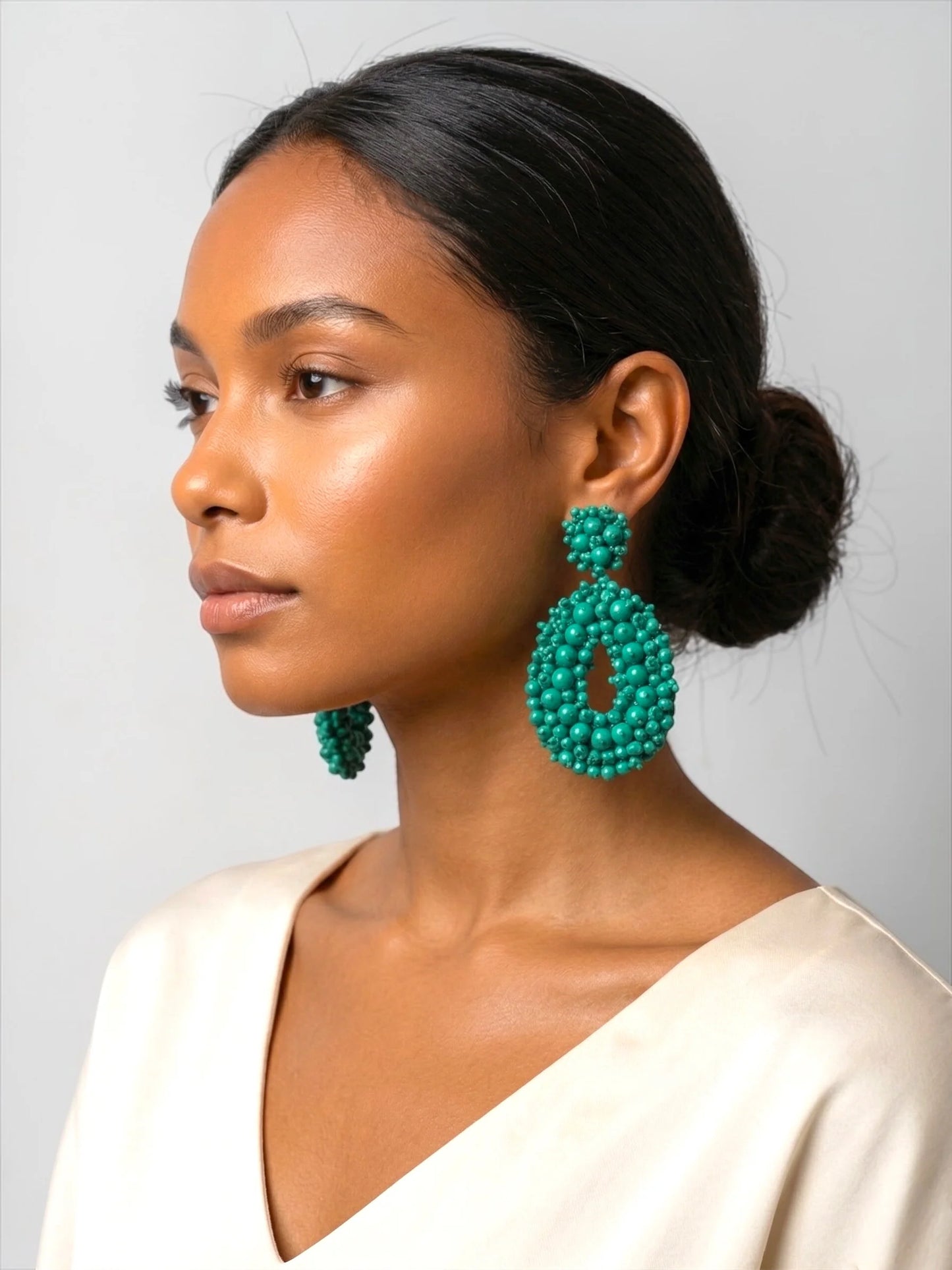 E45 BEADED EARRINGS