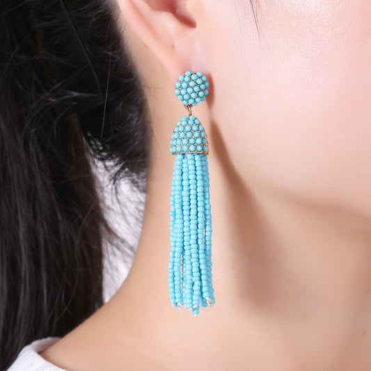 E48 BEADED EARRINGS
