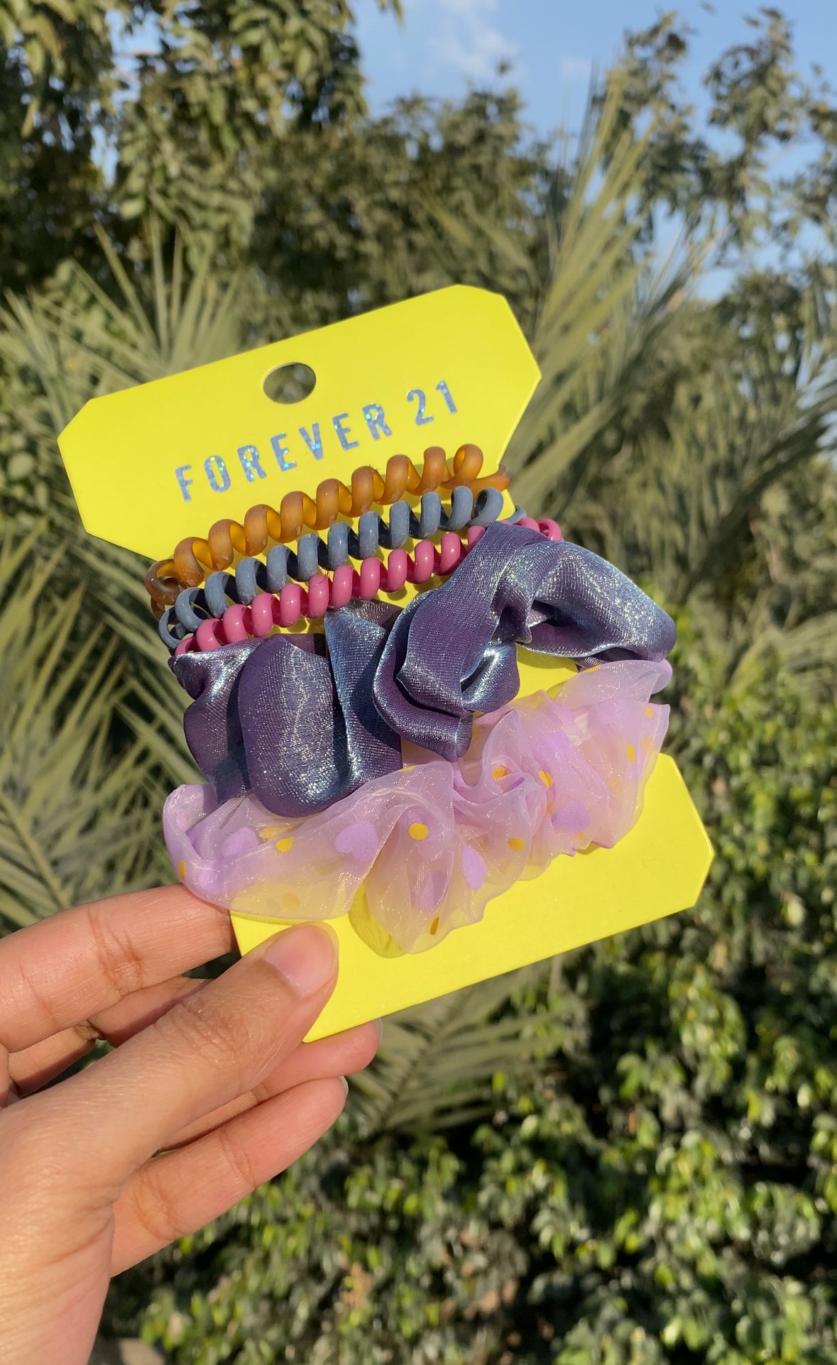 A86 FOREVER 21 SCRUNCHIE SET