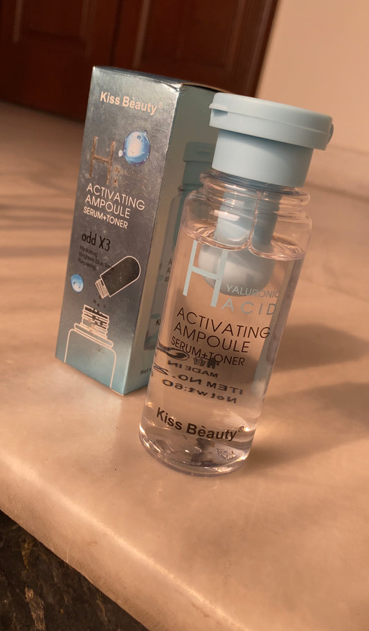 HYALURONIC ACID ACTIVATING AMPOULE SERUM + TONER