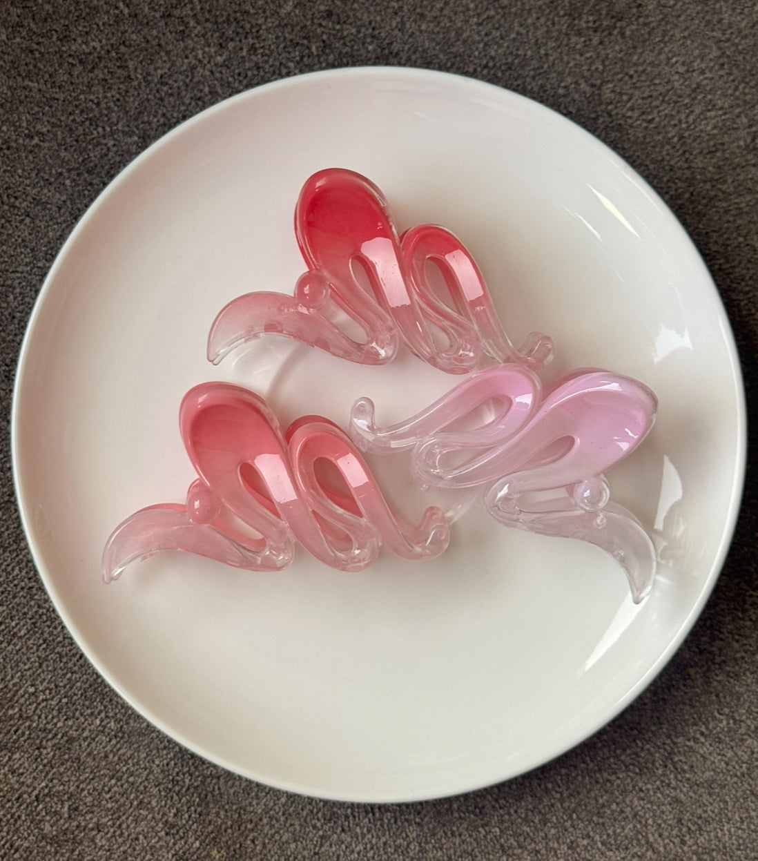 C6 SNAKE HAIR CLAW SET IN MEDIUM SIZE