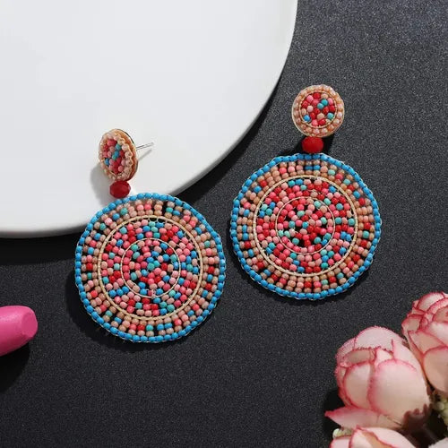 E49 BEADED EARRINGS