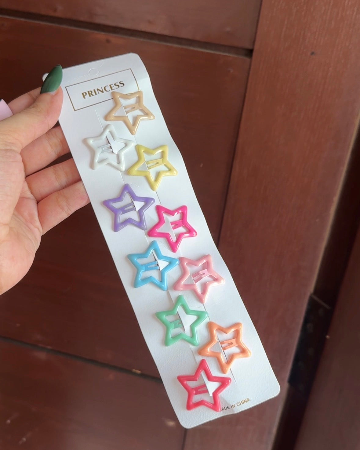 E206 STAR HAIR CLIP SET