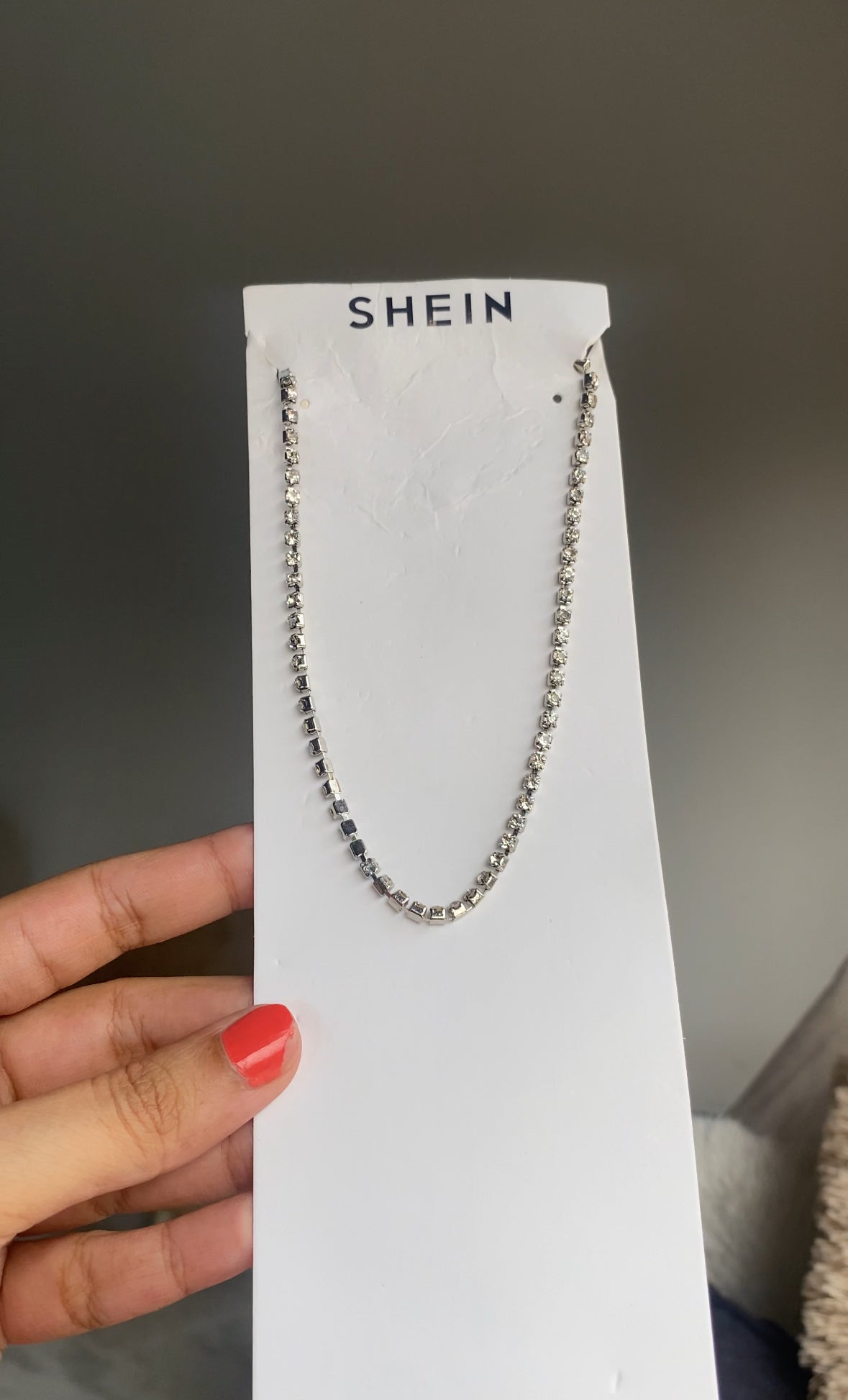 F54 SHEIN SILVER NECKLACE