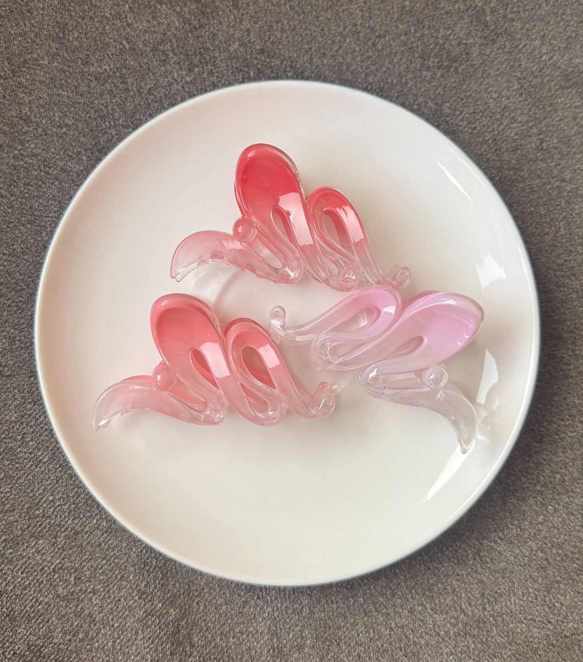 C6 SNAKE HAIR CLAW SET IN MEDIUM SIZE