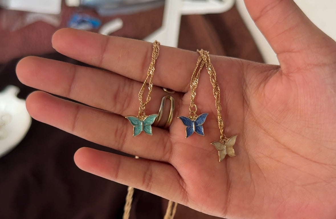 C354 BUTTERFLY NECKLACE