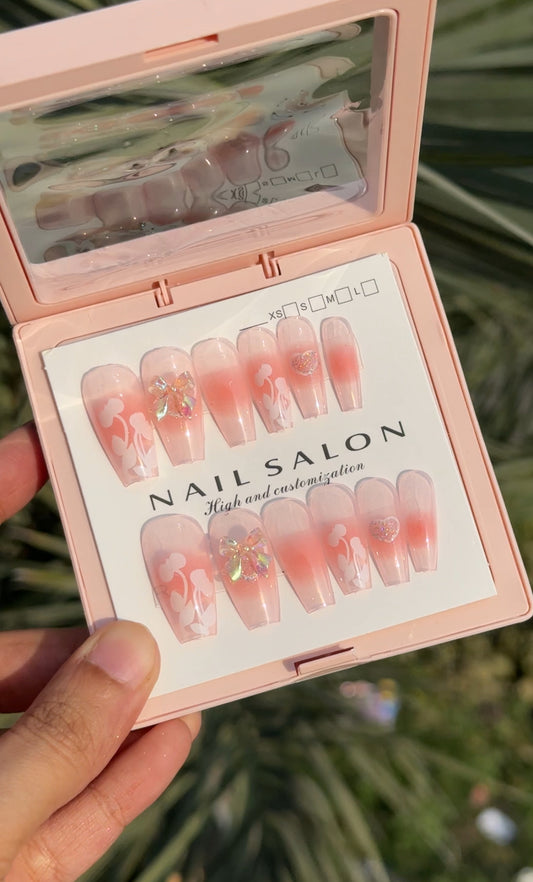 B7 FANCY ACRYLIC REUSABLE NAIL SET WITH NAIL KIT