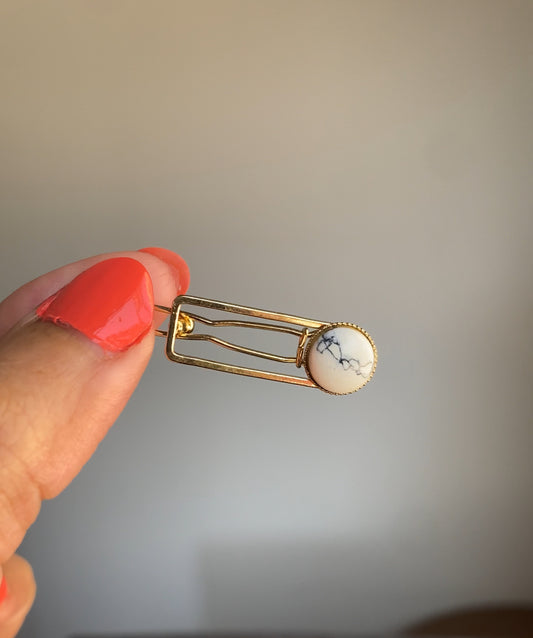 MINI MARBLE HAIR PIN