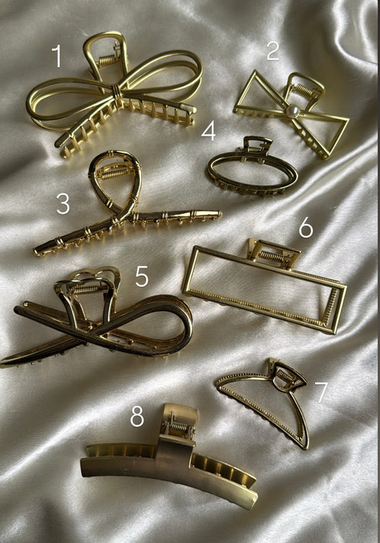 E111 METAL HAIR CLAW
