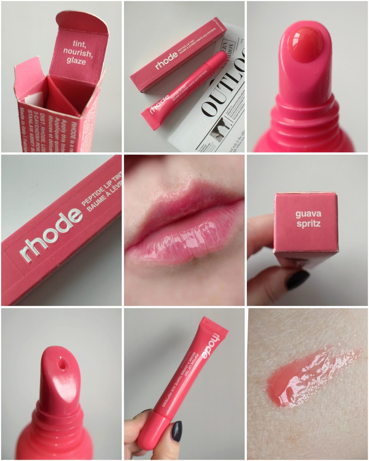 07 GUAVA SPRITZ RHODE PEPTIDE LIP TINT