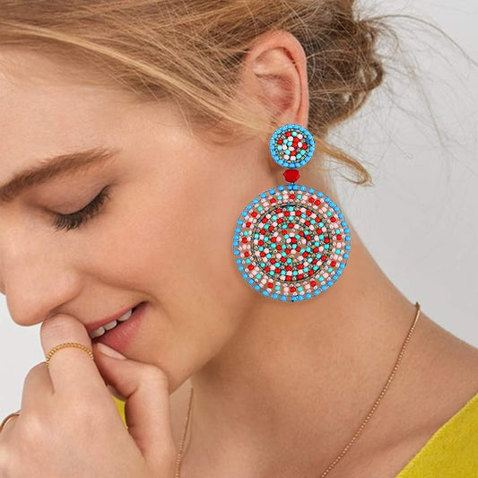 E49 BEADED EARRINGS
