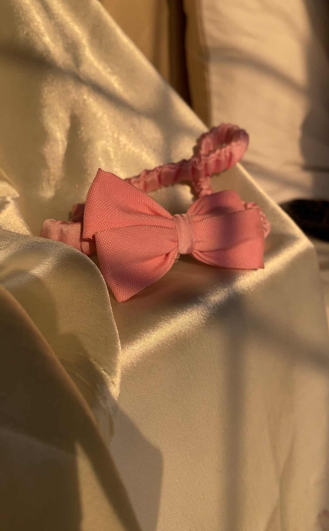 PINK BOW HEADBAND