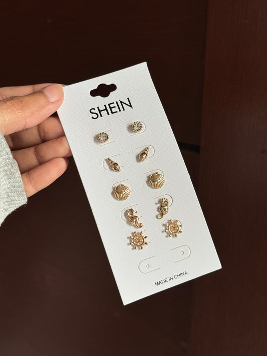 C172 SHEIN EAR STUDS SET