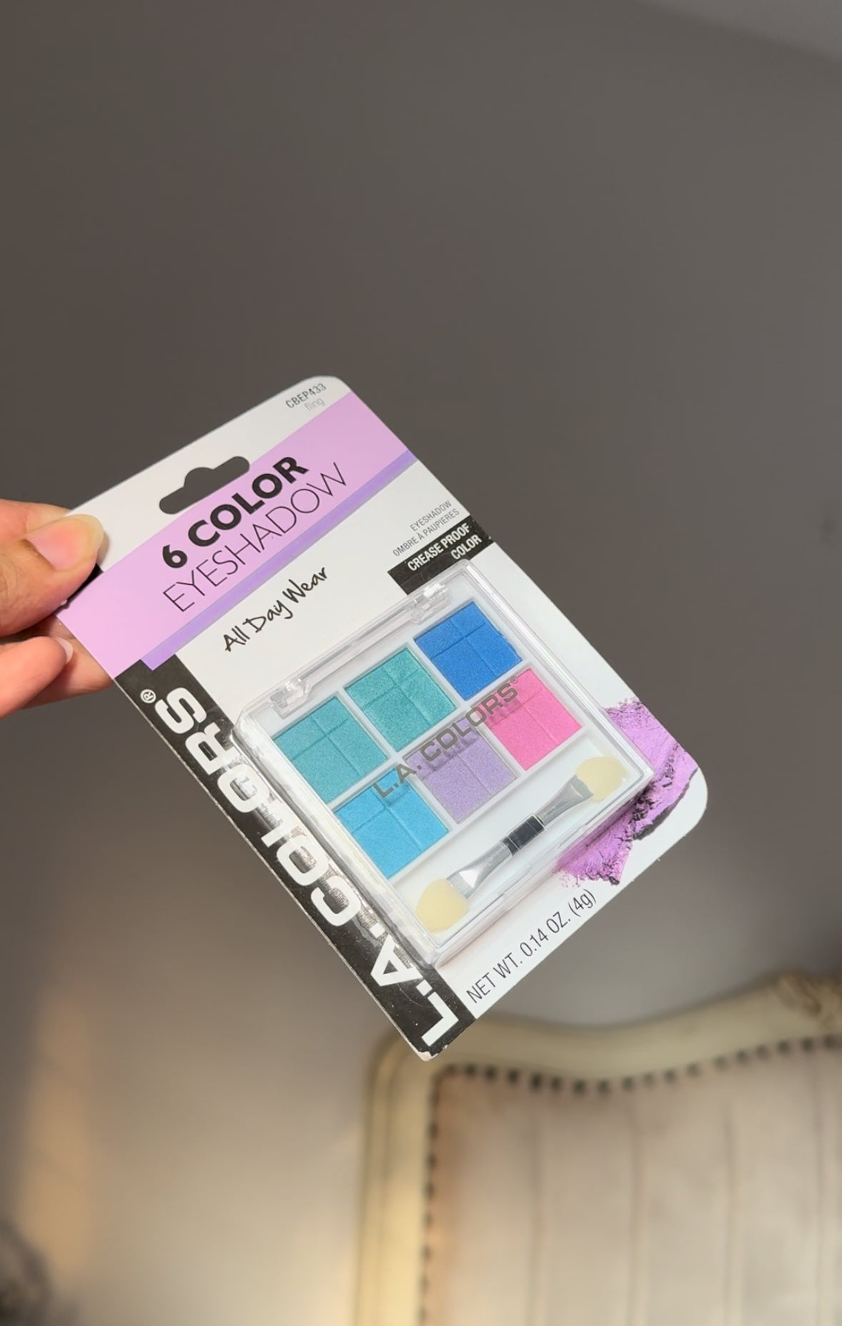 FLING LA COLORS SEALED AND ORIGINAL 6 COLOR EYESHADOW PALETTE ...