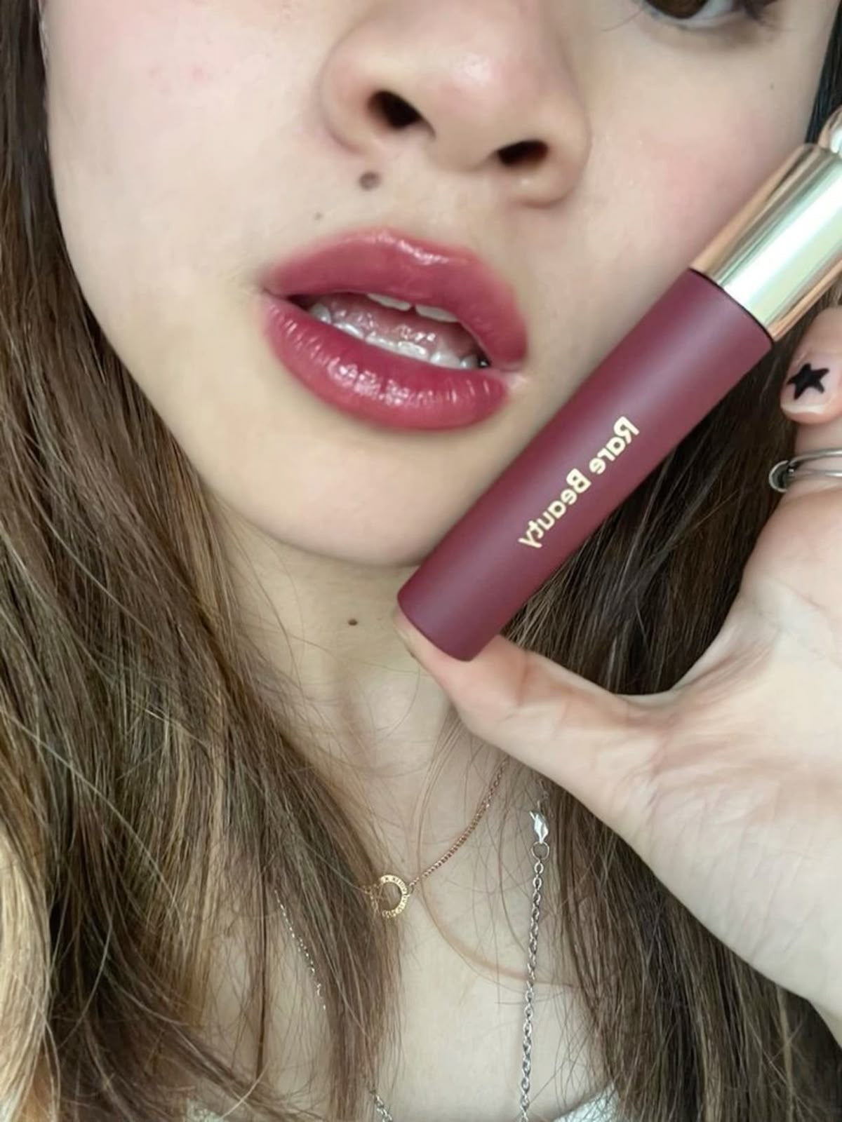 (A) RARE BEAUTY SOFT PINCH TINTED LIP OIL / BLUSH