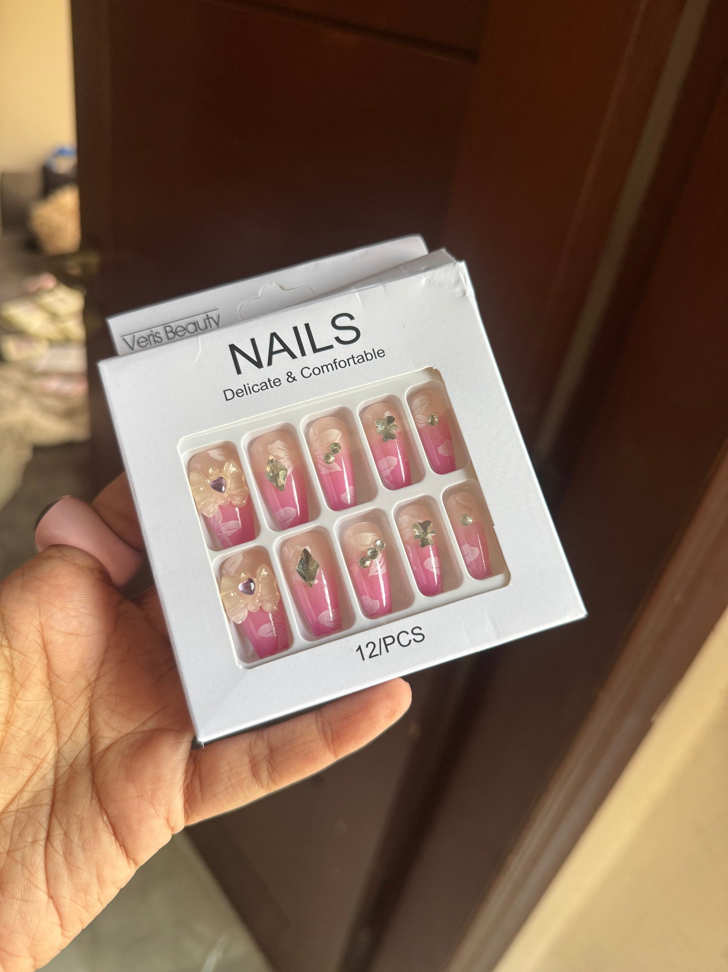 C3 NAIL SET WITH STICKER PACK (12 PIECES)