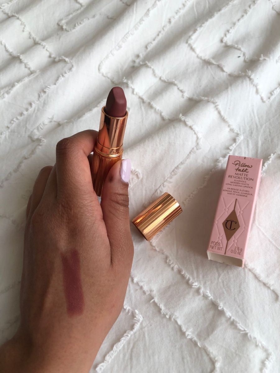 Charlotte Tilbury Matte Revolution Pillow Talk Lipstick With Box