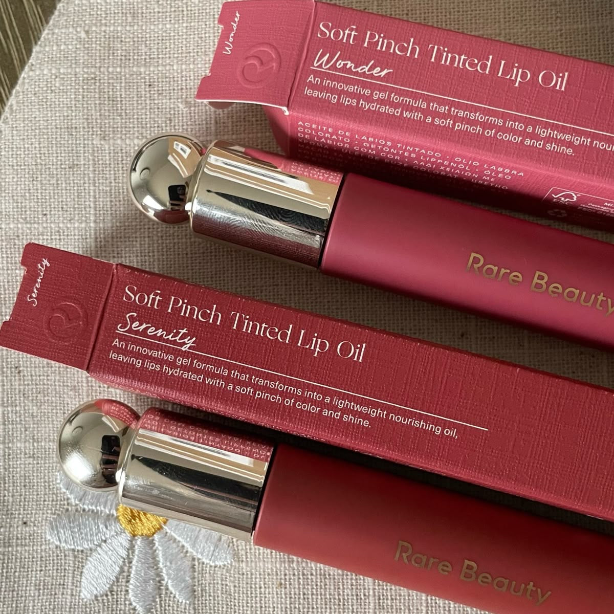 (A) RARE BEAUTY SOFT PINCH TINTED LIP OIL / BLUSH