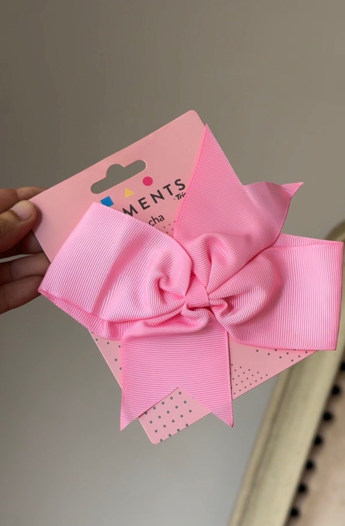 E117 PINK BIG BOW