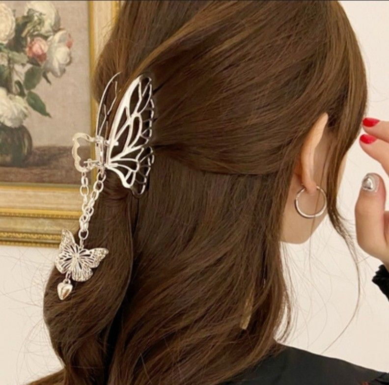 C71 BUTTERFLY METAL HAIR CLAW