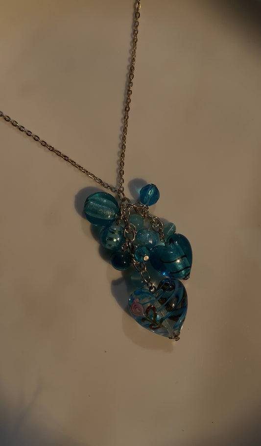 428 BLUE NECKLACE PENDANT