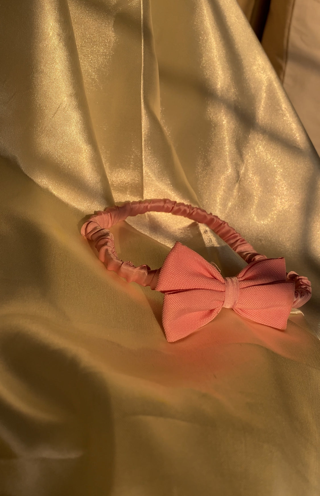 PINK BOW HEADBAND