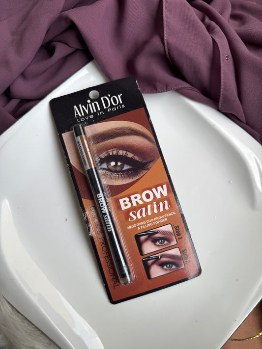 ALVIN DOR BROW SATIN SMOOTHING AND FILLING DUO EYEBROW PENCIL