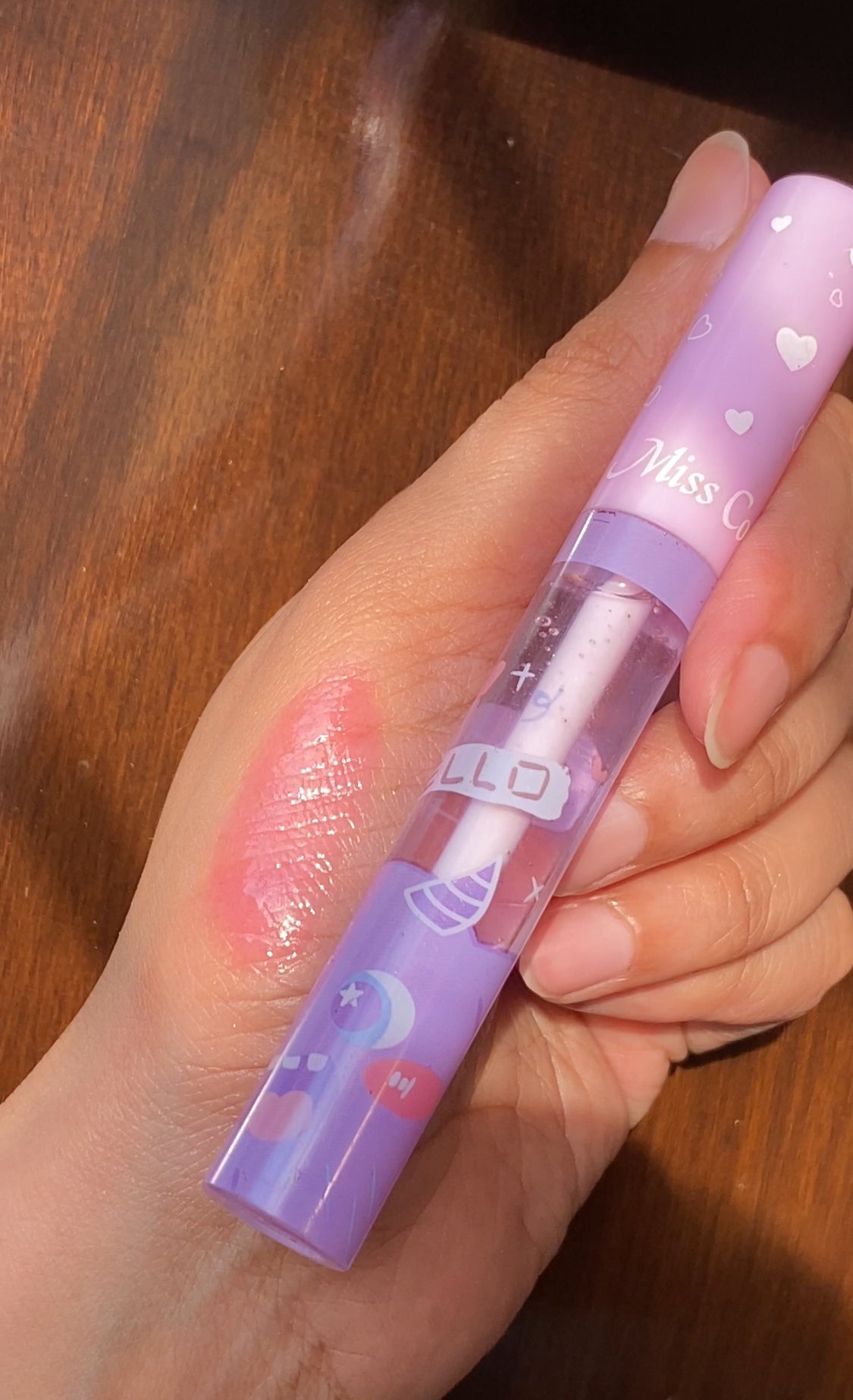 PURPLE SUPER CUTE COLOR CHANGING LIPGLOSS